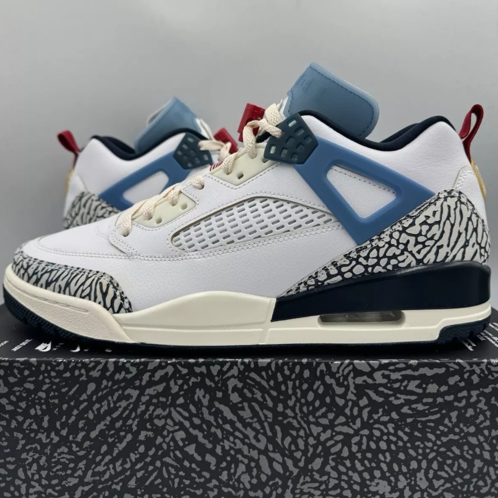 AIR JORDAN SPIZIKE LOW "MOTION PACK CEMENT" MEN'S US SIZE 10 BRAND NEW IN BOX